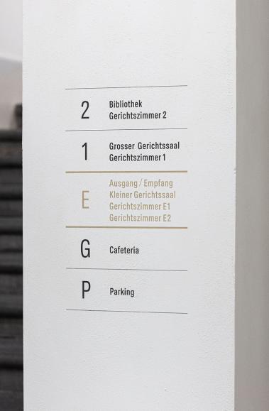 Stockwerkbeschriftung