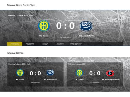 HCD Gamecenter Tabs